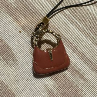 Charm Bolso Mini Gucci Dorado y Rojo