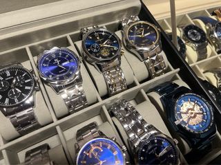 Set de Relojes de Pulsera (Acero, cuero, silicona)