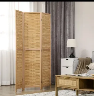 Biombo de madera 3 paneles