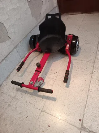 Hoverboard con Silla Rojo mucho tiempo parado