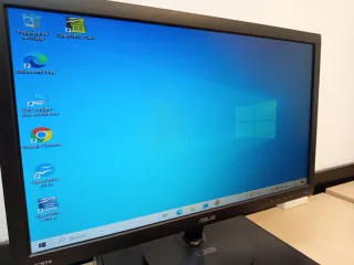 PC HP Torre y Monitor ASUS 24