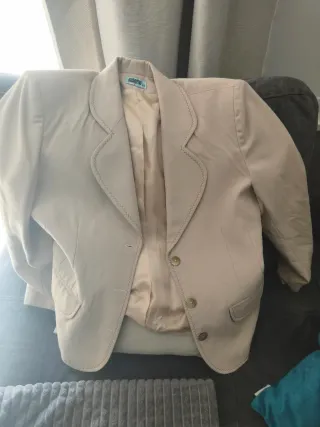 Chaqueta Beige Mujer Talla 44