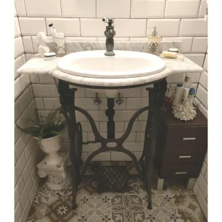 Mueble lavabo máquina de coser