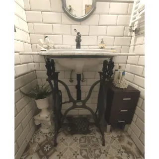 Mueble lavabo máquina de coser