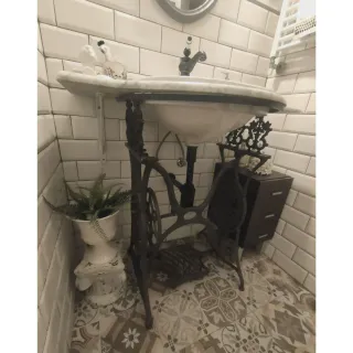 Mueble lavabo máquina de coser