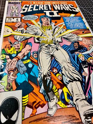 Lote 5 comics USA Secret Wars II 1985 1-2-4-5 y 6