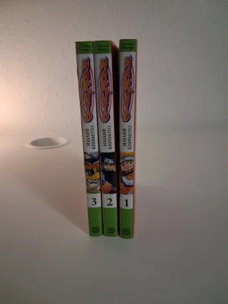 Pack 3 Primeros cómics Del manga Naruto
