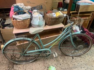 Bicicleta vintage azul