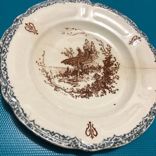 2 Platos Antiguos HB Choisy-le-Roi