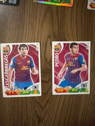 Cromos Fútbol FC Barcelona (Messi, Xavi, Puyol)