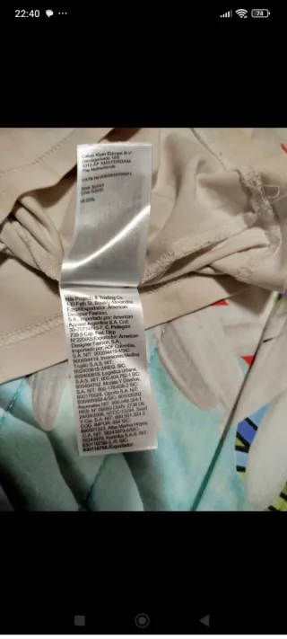 Camiseta Calvin Klein Beige Talla S