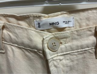 Pantalón cargo Mango beige Talla 36