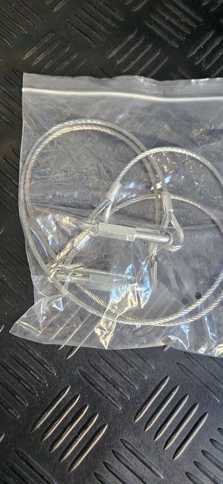 Pack 4 Eslingas seguridad para efectos iluminacion