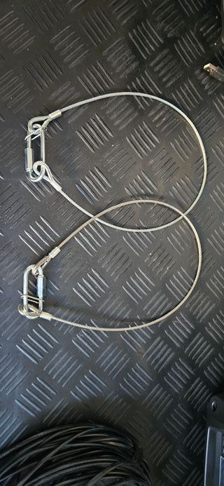 Pack 4 Eslingas seguridad para efectos iluminacion