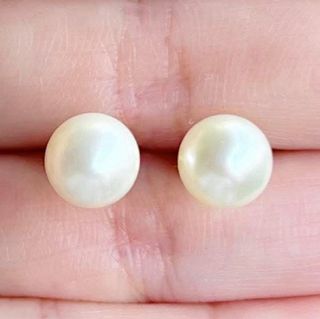 Pendientes Perla Oro 18k 8.5mm