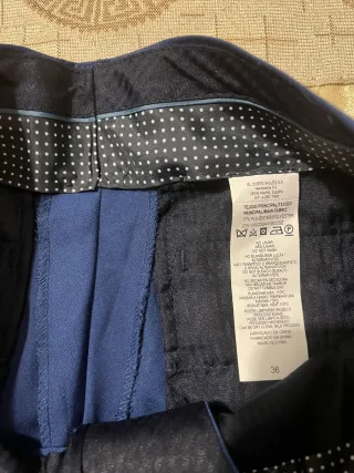 Pantalones de vestir azul
