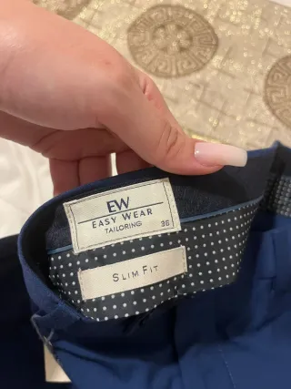 Pantalones de vestir azul