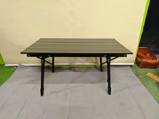 Mesa Plegable Portátil Camping Negra
