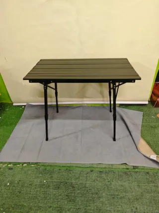 Mesa Plegable Portátil Camping Negra