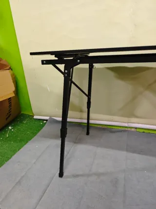 Mesa Plegable Portátil Camping Negra