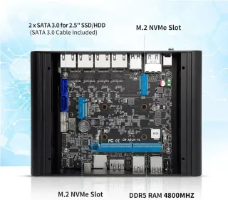 Mini PC Firewall Intel N100 4 Puertos 2.5Gbps