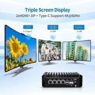 Mini PC Firewall Intel N100 4 Puertos 2.5Gbps