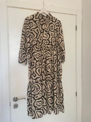 Vestido midi estampado boho