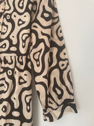 Vestido midi estampado boho