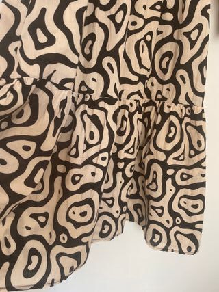 Vestido midi estampado boho