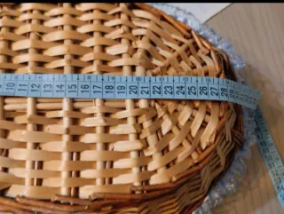 Cesto nascita artigianale in vimini