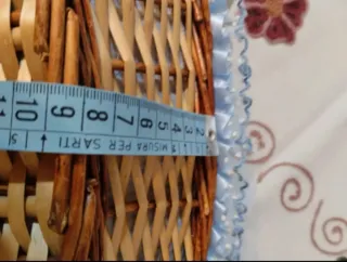 Cesto nascita artigianale in vimini