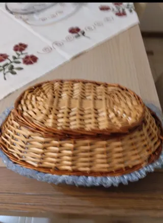 Cesto nascita artigianale in vimini