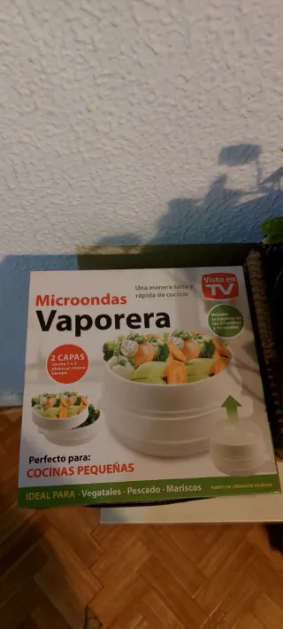 Vaporera Microondas 2 Capas