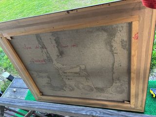 Cuadro,Bodegón, óleo sobre lienzo pintado a mano.