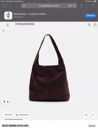 Bolso marrón Stradivarius