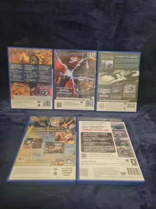 Lote 5 Videojuegos PS2.