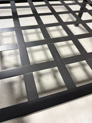 Mesa de centro forja y cristal