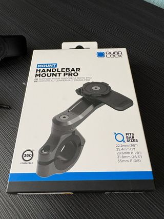 Quad Lock Handlebar Mount Pro + Funda iPhone