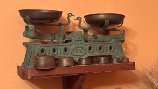 Balanza antigua de cocina 2kg