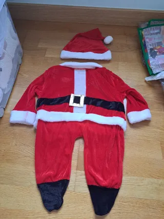 Disfraz Papá Noel bebé 12-18m