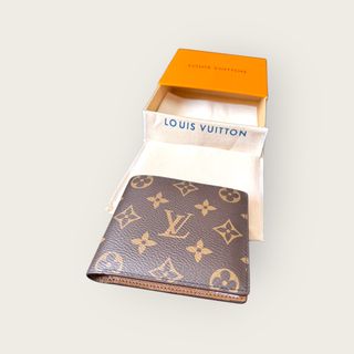 Cartera Plegable Louis Vuitton Marrón
