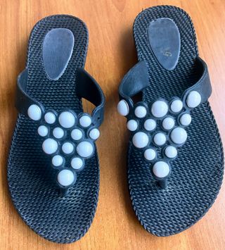 Sandalias Lorena Massó Piel Roja Talla 40