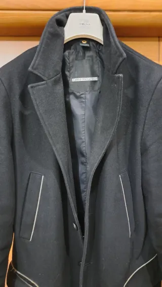 Cappotto Pignatelli Nero Uomo