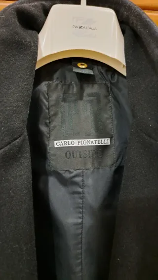 Cappotto Pignatelli Nero Uomo