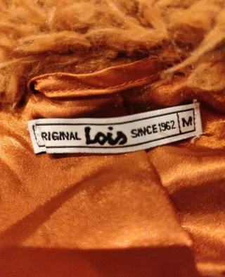 Abrigo pelo marrón talla 38