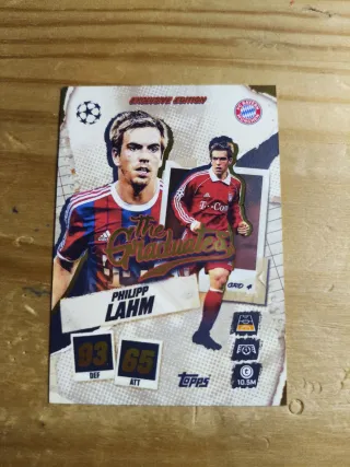 Cromo Philipp Lahm Topps The Graduates UCC 25-26