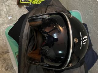 Casco Moto Calavera y Rosas Since 1968