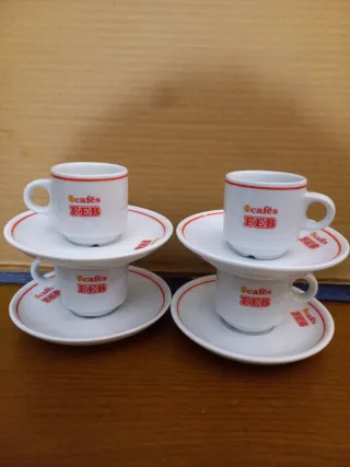 Conjunto 4 Chávenas Cafés Feb