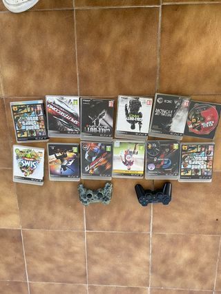 Lote Juegos PS3 + 2 Mandos