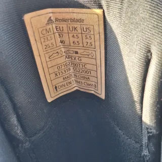 Patines Rollerblade Apex, Talla 37-40